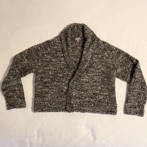 J.Jill Grey Marl Open Cardigan -XL